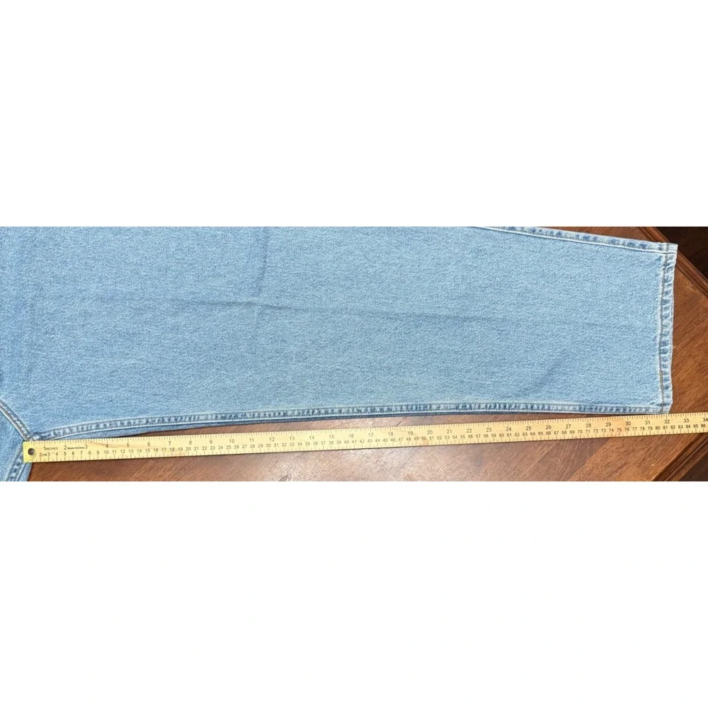 Levis 545 Loose Fit Jeans Mens 42x32 Blue Vintage 90s Brown Tab Denim Pants 545